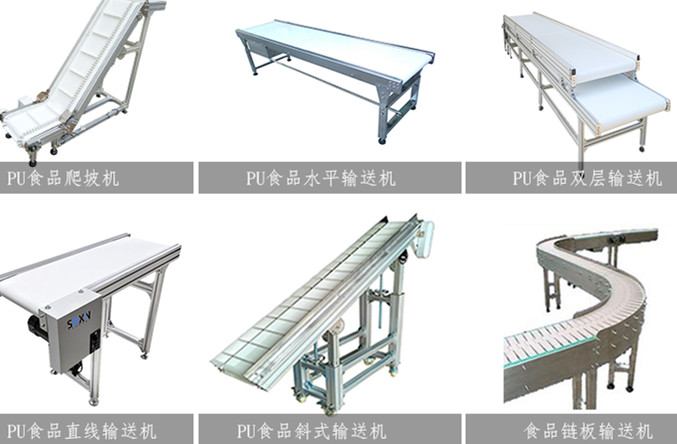 食品皮帶輸送機- 食品加工包裝輸送線